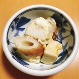 優しい味の♡とっても簡単！高野豆腐とちくわの卵とじ